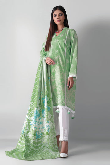 L21351 Off-white Khaadi Autumn Collection 2021